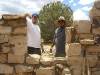 Paul & JR with traditional rock house