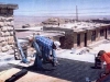 Finishing the roof