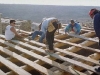 Finishing the roof