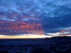 Hopi sunset with snow