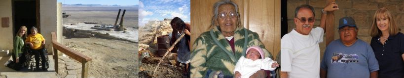 From left to right: Anna Montoya, Bertha Kinale, Mary Numkena, Harlan Makala